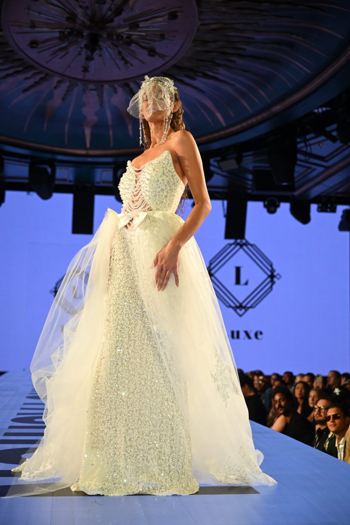 Lustre d’Ivoire” Crystal-Encrusted Bridal Gown - Image 2
