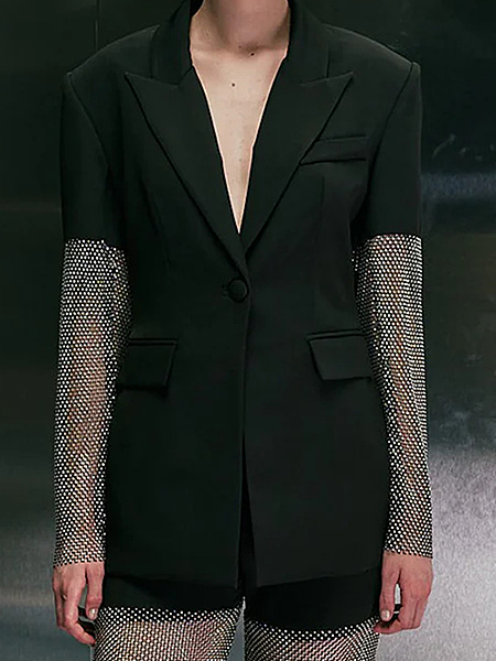 ‘Torquin’ Rhinestoned Blazer