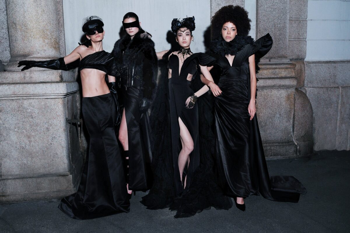 The Nocturne Sculptée Satin Ensemble - Image 7