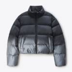Alexander Wang Ombré Gradient Cropped Puffer Jacket