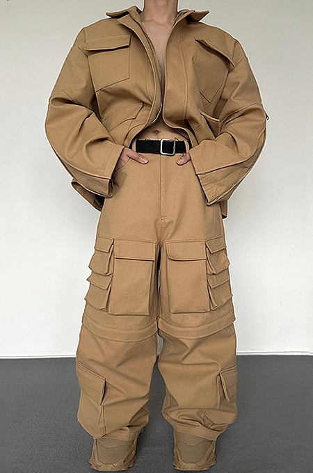 5E471CF1-B75A-4724-9BBF-F08C80B6D208.png ‘Poppy’ Luxe Cargo Pants Set - Image 1