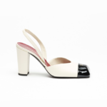 CHANEL “Élégance Bicolore” Cap-Toe Slingback Pumps