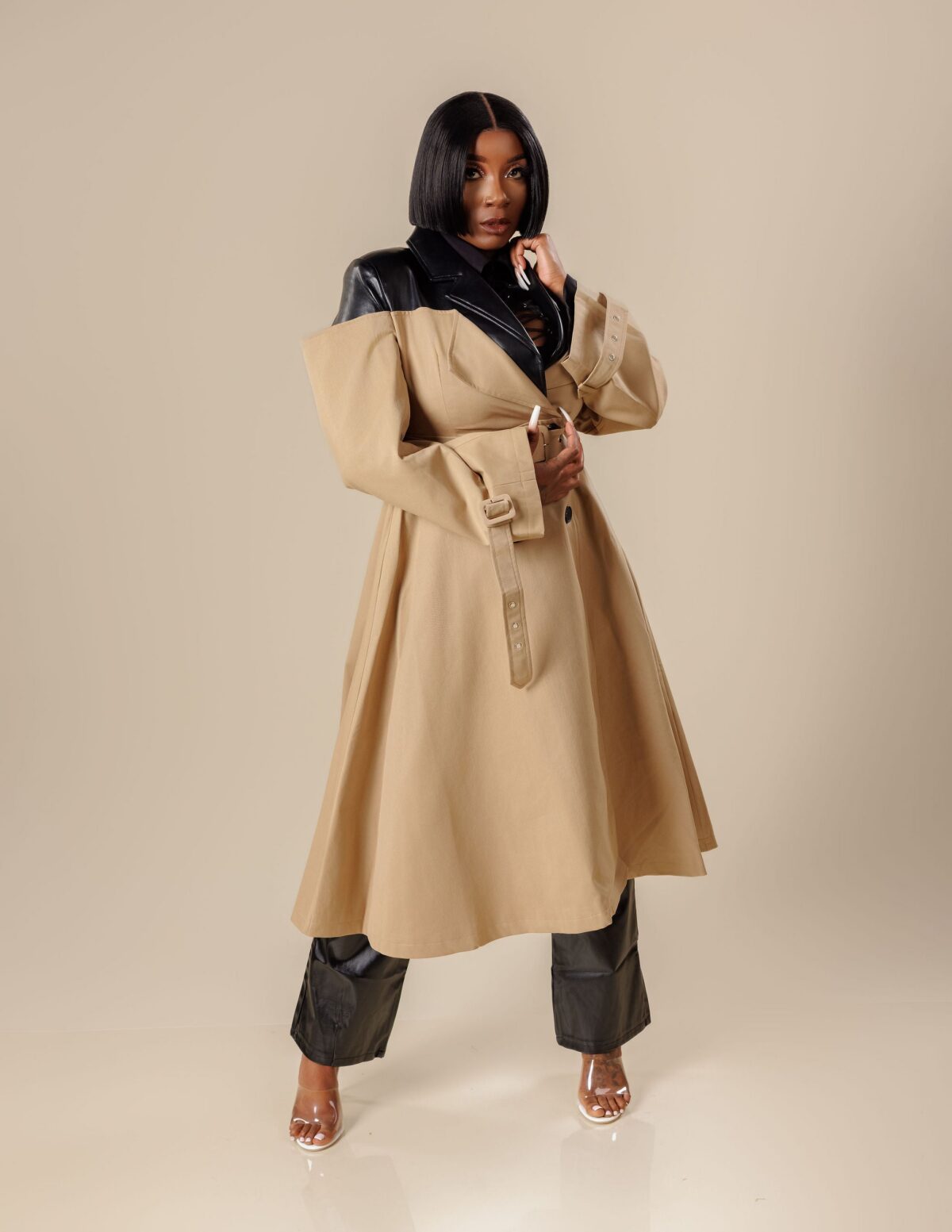 ‘Vogue Vault’ Leather Pants - Image 4