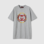 Gucci -Interlocking GG Chain-Print Cotton T-Shirt