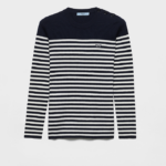 Prada- Milano Striped Knit Long-Sleeve Top