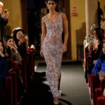Puissance Sculptée – Opaline Floraison Crystal Gown
