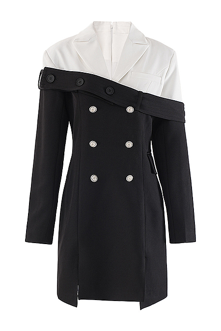 9E5730F6-14ED-4557-9D2D-DDD24C3AA8F5.png 'Amy Beckham' Blazer Dress - Image 1