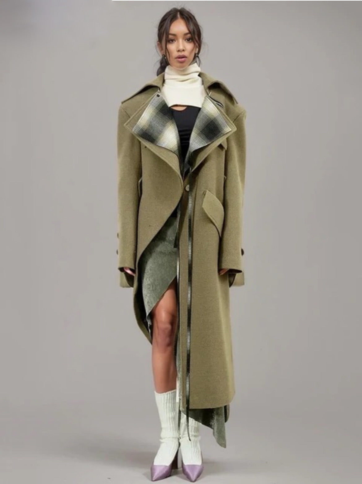 A4D61939-2671-4C19-A277-B7FA0024DFFA.jpg ‘Via Montenapoleone’ Trench Jacket - Image 1