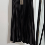 Balenciaga Signature BB Pleated Midi Skirt – Black