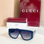 GUCCI- Oversized Shield Logo Sunglasses
