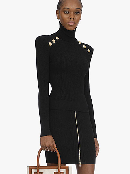 ‘Bonia’ Turtleneck Top