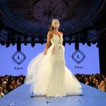 Lustre d’Ivoire” Crystal-Encrusted Bridal Gown