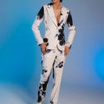 'Rose of Baccara'  Blazer Pants Set