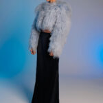 “Plush Prism” Mongolian Curly Faux Fur Cropped Jacket