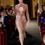 Puissance Sculptée – Aurélion Radiant Fringe Gown