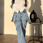 ‘Taisie’ Denim Detachable Pants