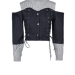 ‘Zane’ Denim Sweater