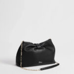 Dior -Bow-Detail Leather Chain Shoulder Bag