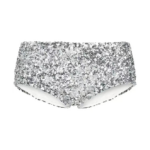 Lumière Sequin High-Waist Mini Shorts