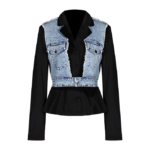Noir Vestige Denim Hybrid Blazer
