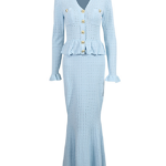 Élise Royale Knit Skirt Set