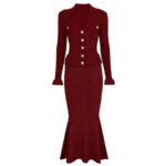 Élise Royale Knit Skirt Set