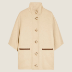 Max Mara “Capella di Lana” Wool Cape Jacket