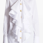 Maison de Volant – Imperial Ruffle Silk Blouse