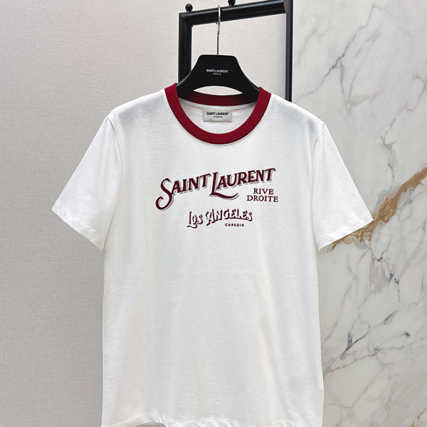 Saint Laurent Rive Droite Los Angeles Logo Tee
