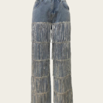 “Azerai Glint” Luxe Edition Fringe Denim – Velour de Luxe Collection