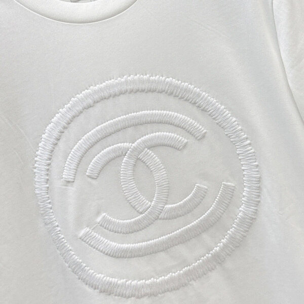 Chanel Quilted CC Embroidered T-Shirt