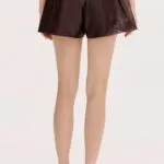 Chanel Quilted Leather Utility Shorts – Burgundy
