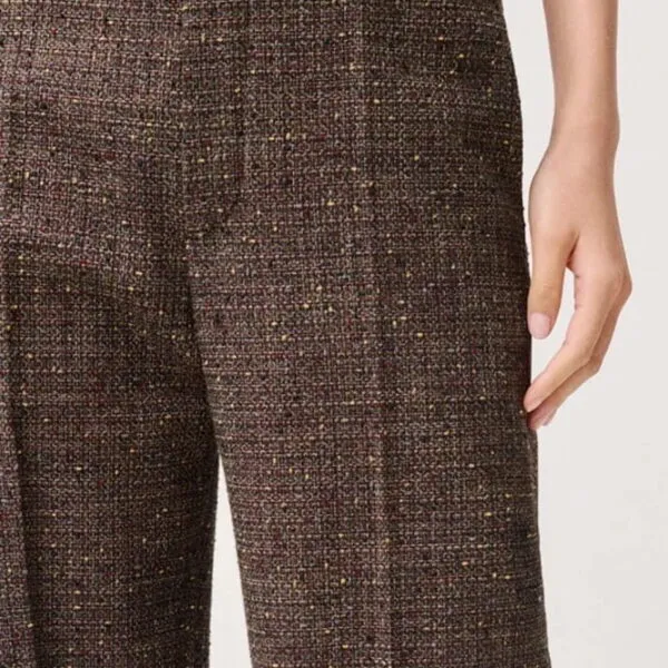 Chanel Bouclé Tweed Tailored Trousers