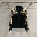 Obsidian Restraint- Lace-Up Corded Jacket
