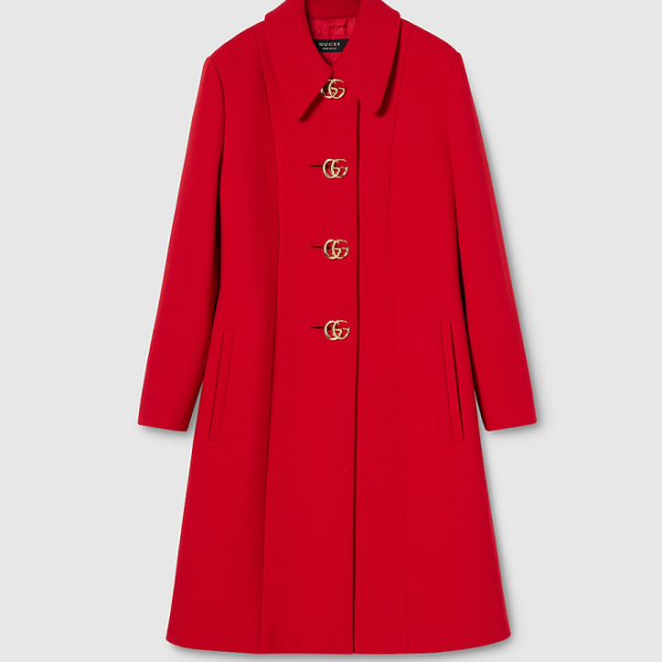 Rosso Icona GG Wool Coat