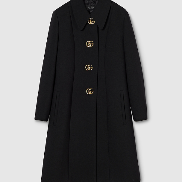 Noire Impériale GG Wool Coat
