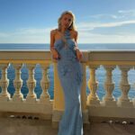 'Anouk' Flower Knitted Dress