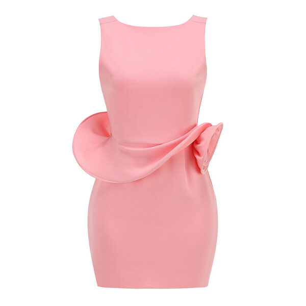 ROSE ASCENDANT™ Sculpted Rose Mini Dress