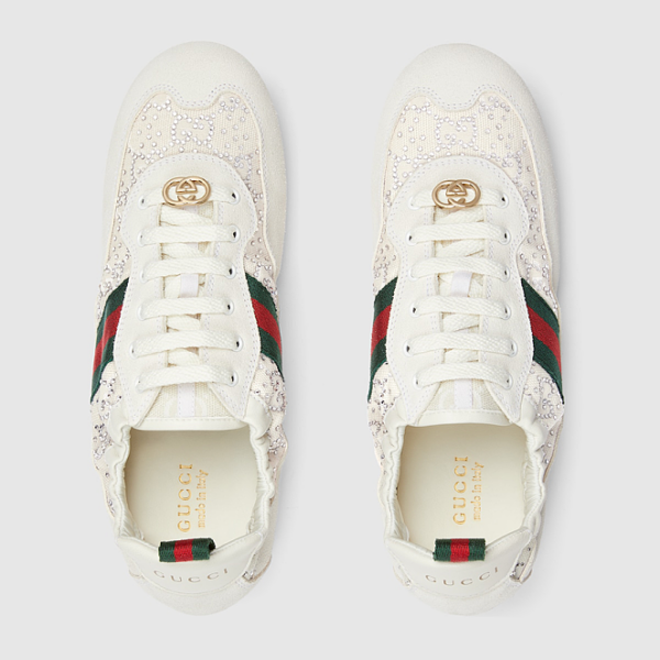 Gucci Knit Web Stripe Sneakers