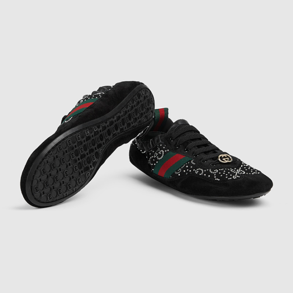 Gucci Knit Web Stripe Sneakers