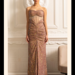 “Opéra de Rose” Beaded Illusion Gown