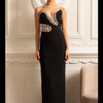 “Lueur d’Ivoire” Crystal Contour Gown