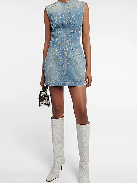 'Junie Milli' Denim Dress