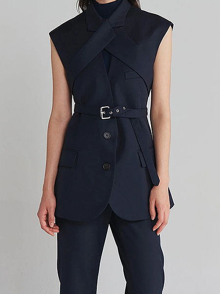'Vellum' Blazer Top