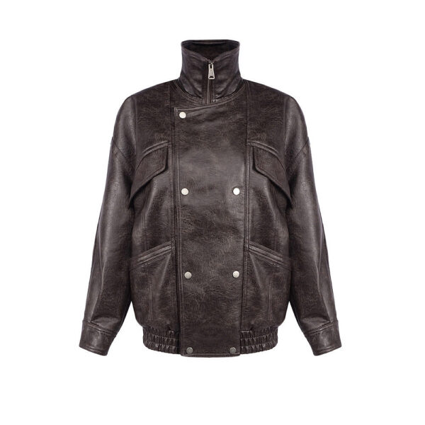 The Chancellor — Chocolate Leather Blazer Jacket