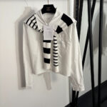 CHANEL Coco Beach Layered Sailor Shirt & Sweater Set