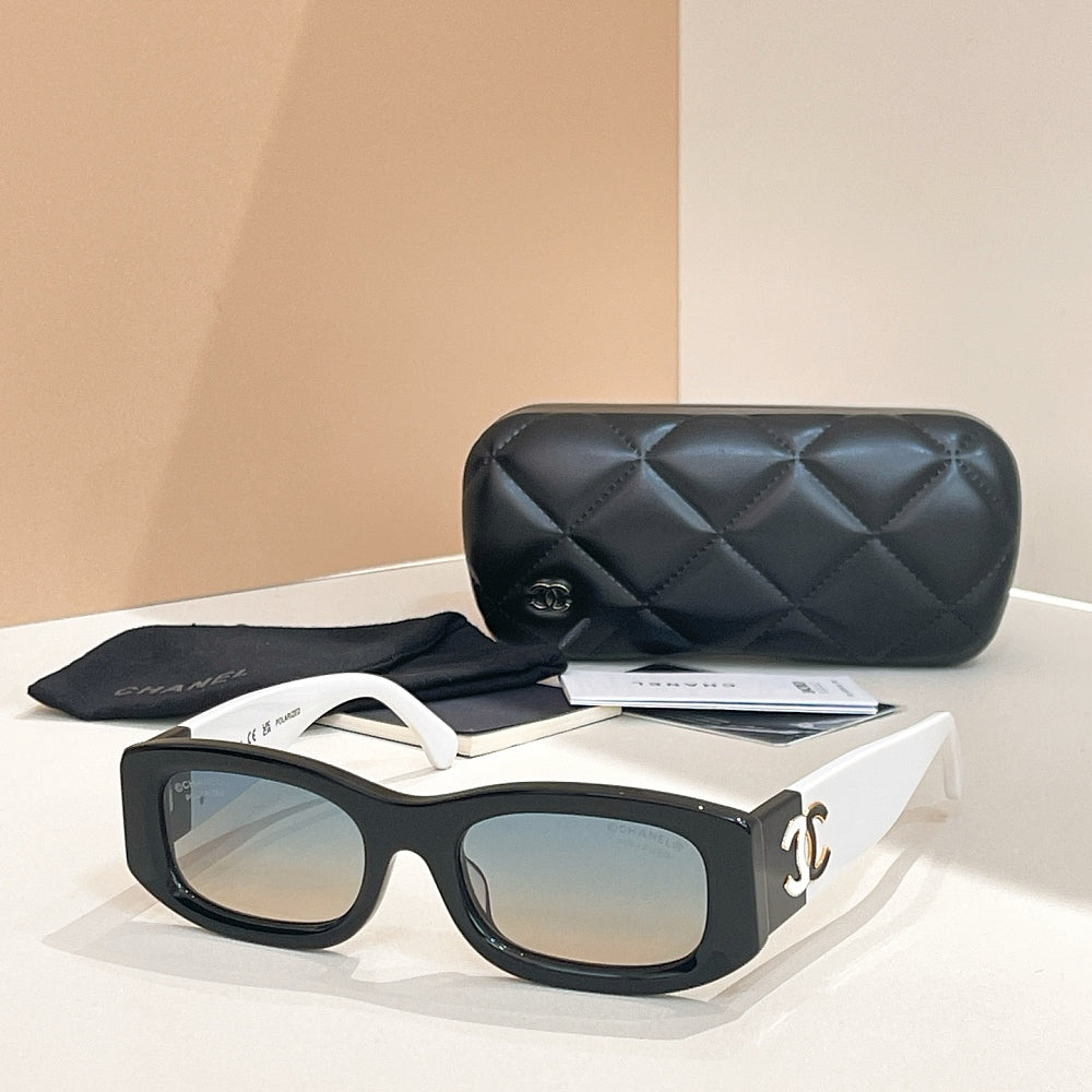 IMG_1475.jpg CC Two Toned Squared Glasses - Image 1