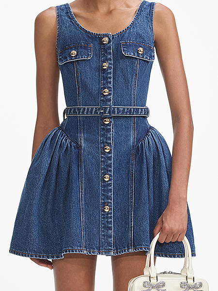 'Kavira' Denim Dress