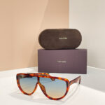Tom Ford Oversized Aviator Acetate Sunglasses