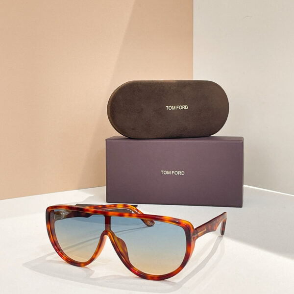Tom Ford Oversized Aviator Acetate Sunglasses